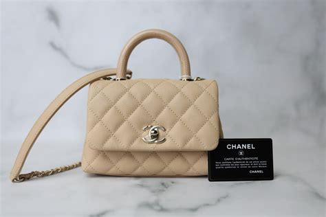 chanel coco handle extra mini size